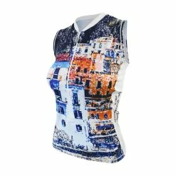 De Soto Women's Skin Cooler Half Zip Tri Top - 2022