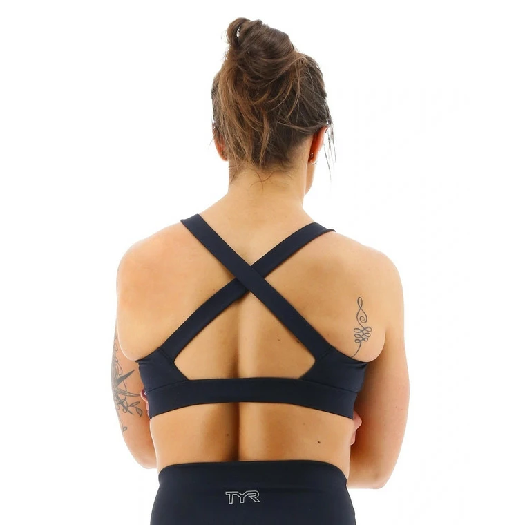 TYR Women's Solid Crossback Sports Bra - 2023 4 TYR Women's Solid Crossback Sports Bra - 2023 - Image 2