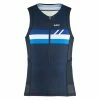 Louis Garneau Men's Relaxed Fit Vent Sleeveless Tri Top - 2022 -WomenClothing store bluewhite 51003.1645557861