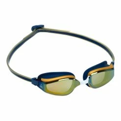 Aqua Sphere Fastlane Swim Goggle With Titanium Mirrored Lens - 2023