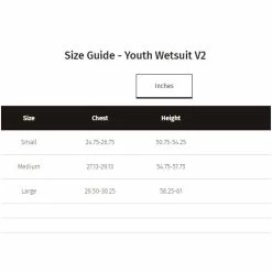 2XU Youth Propel Wetsuit - 2022 -WomenClothing store kidswetsuitsize 33824.1677867596